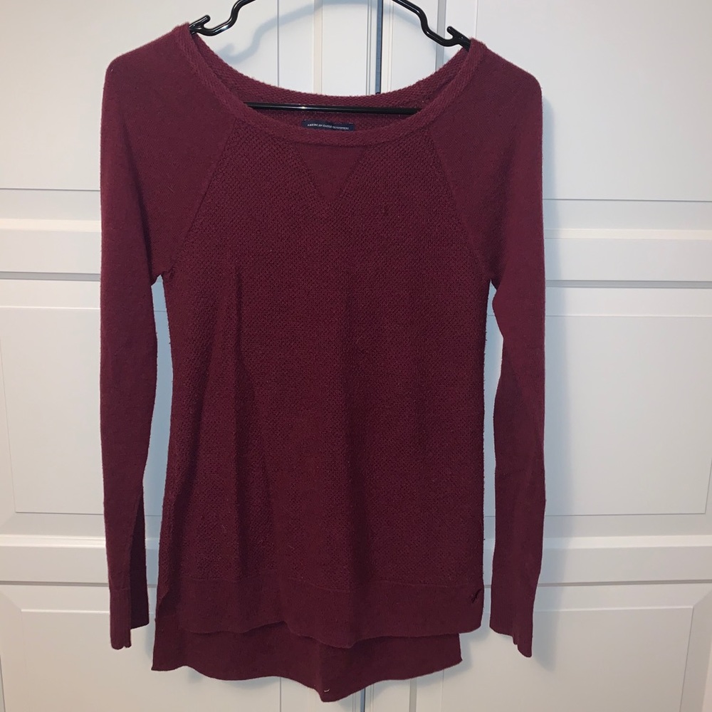 Maroon American Eagle Sweater
